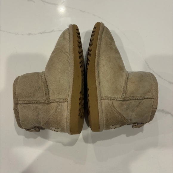 UGG Tan ultra mini Shearling Boots - Picture 7 of 10